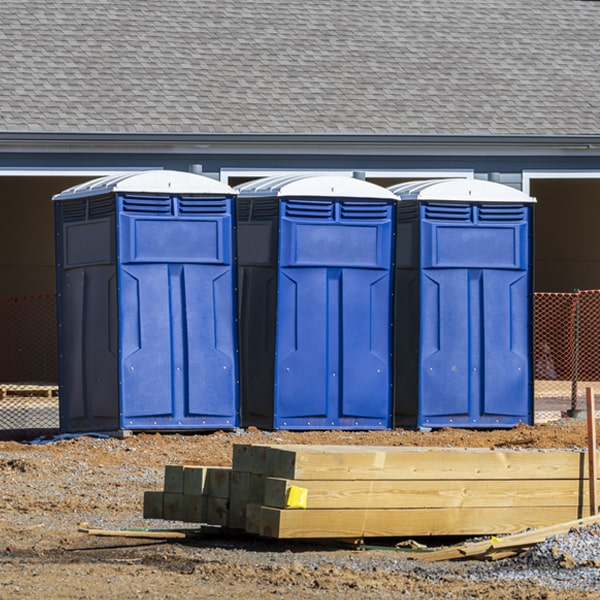 how do you ensure the portable toilets are secure and safe from vandalism during an event in The Villages